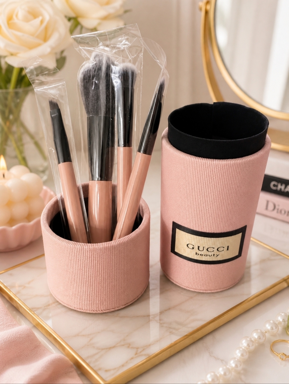 Gucci Beauty Mini Makeup Brush Set NEW GWP
